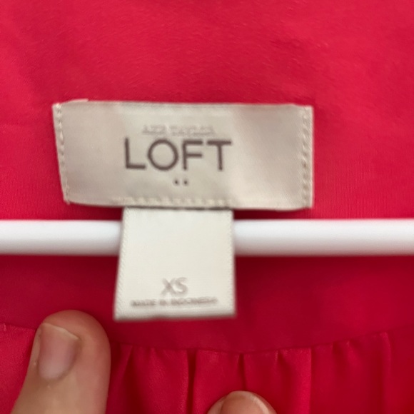 NWOT Ann Taylor Loft Sleeveless Lined Dress Coral XS - Picture 10 of 11